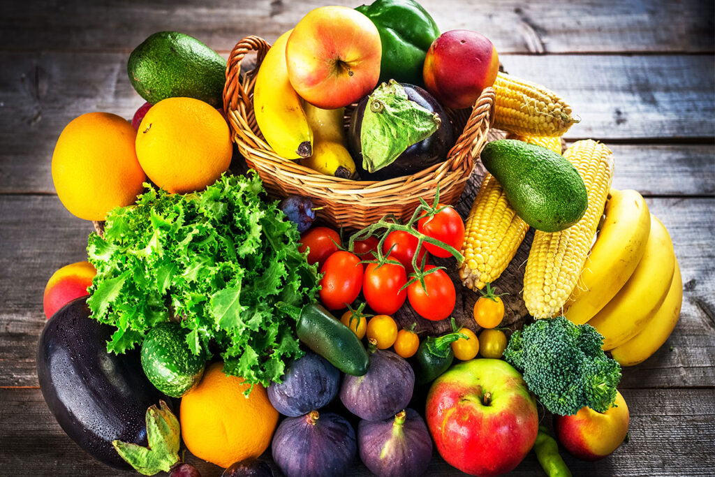 frutas y verduras fruto terapia